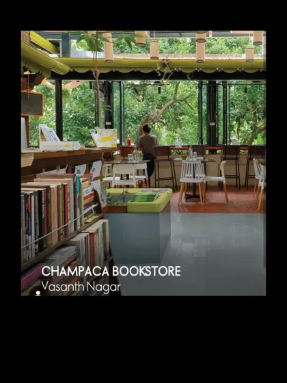 We are proud that our design for Champaca was featured in Elle Decor India's list of Bengaluru's best cafes, recognizing it as a coveted spot for both coffee and culture.