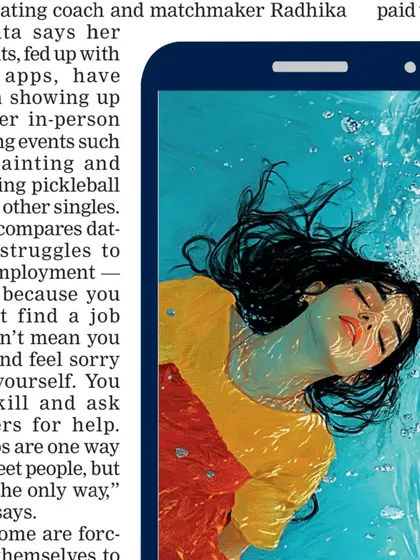 A snippet from my Times of India feature on dating fatigue. I compare dating struggles to unemployment: you need to upskill and actively seek new opportunities, not just wait.