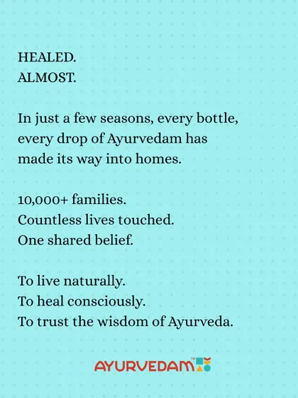 Healed. Almost. In just a few seasons, we've reached over 10,000 families. This is a small achievement that feels like immense warmth, all thanks to the trust of our customers.