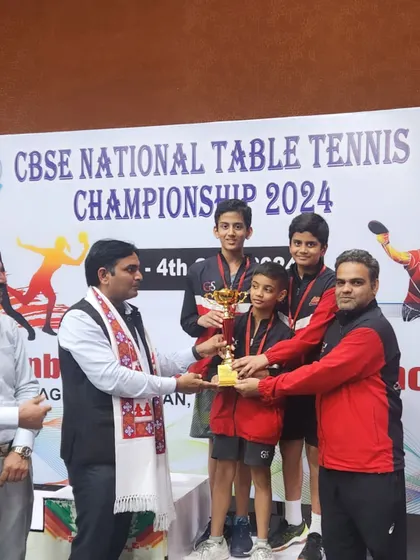 A proud moment as my players receive their Bronze Medals at the CBSE Nationals. Competing and winning at the national level is a huge achievement.
