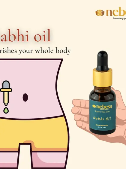 The ancient practice of Nabhi oiling can nourish your whole body. The navel connects to thousands of channels in the body, and applying oil here is a simple way to promote wellness from within.