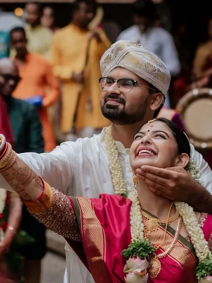 An emotional embrace between the bride and her family. These are the heartfelt, tear-jerking moments that we feel privileged to witness and preserve forever.