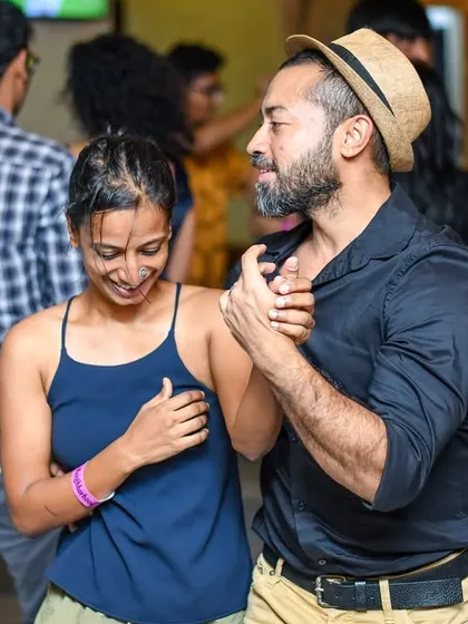 A candid moment of laughter and connection. It’s these unscripted interactions that make our socials so special.