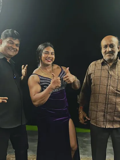A moment of gratitude with the esteemed Suchitra Muralidhar sir after being on his show. It was an inspirational and memorable day.