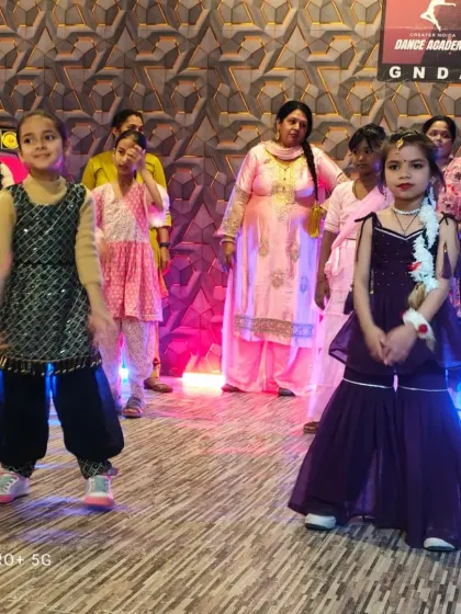 Our youngest students participating in a workshop, learning new skills and making new friends.