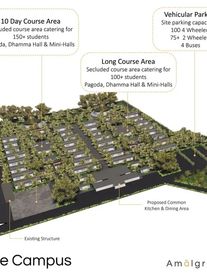 A duplicate of 70, this is the master plan for the entire campus.