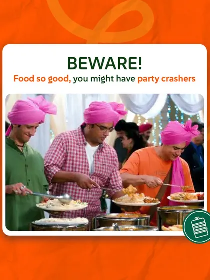 Beware! Our food is so good, you might just have party crashers. A fun take on why our bulk orders are perfect for making any event memorable.