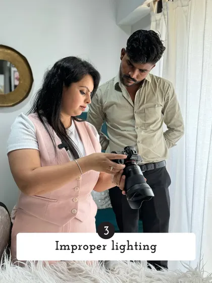 The third common mistake is improper lighting. I provide detailed instruction on how to use studio light to create soft, flattering portraits that beautifully highlight the newborn’s features.