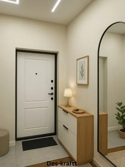 First impressions matter. We design welcoming entryways with functional storage, a large mirror to enhance light, and simple decor for a clean, uncluttered start to your home.