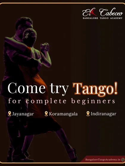 Curious to try Tango? My beginner-friendly classes are the perfect place to start. I hold them across Bangalore in Jayanagar, Koramangala, and Indiranagar, and you don't need any prior experience to join.