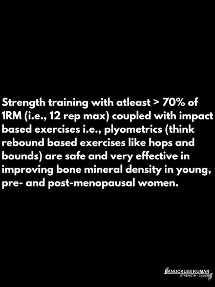 For women, lifting moderate-to-heavy weights and doing impact-based work like plyometrics is crucial. This combination is proven to be safe and highly effective in improving bone mineral density, which is critical for lifelong health and reducing the risk of osteoporosis.