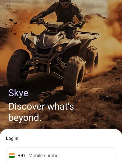 the entry point of the app. a straightforward login screen is crucial for user retention, so i kept this one minimal and easy to navigate.