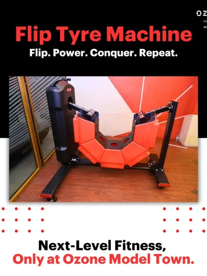 The Flip Tyre Machine offers a safe and effective way to perform one of the ultimate strongman exercises, building explosive full-body power.