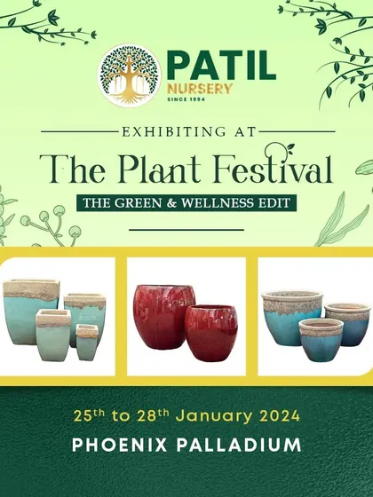 We are always excited to host exhibitors like Patil Nursery, who offer a stunning variety of high-quality planters to beautify any home or garden.