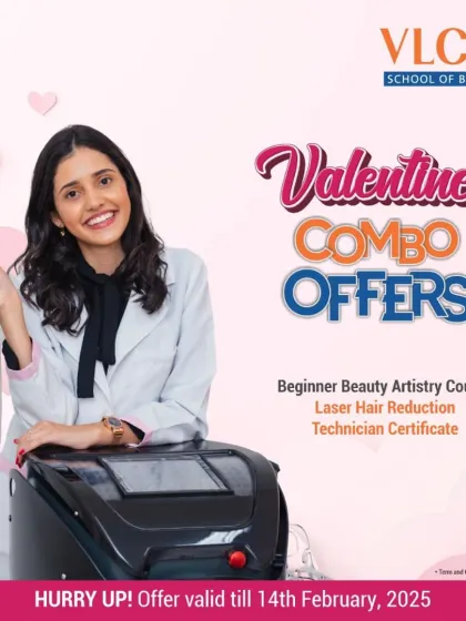 We create course bundles that cater to different career goals, such as this offer combining a beginner beauty artistry course with a laser hair reduction technician certificate.