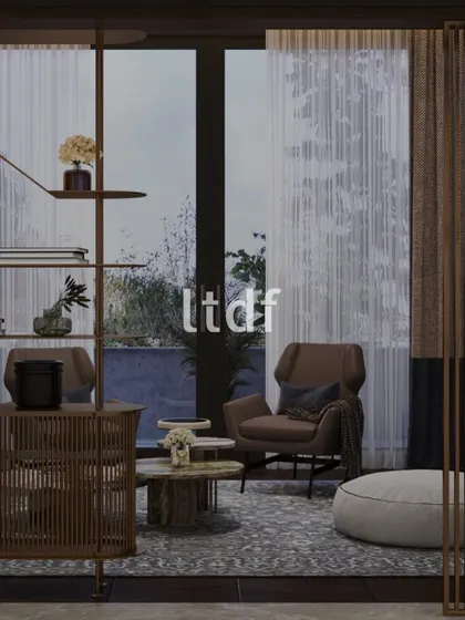 A room should hold its own in silence. This space speaks in the rhythm of timber slats, the softness of layered textures, and the way light lingers through sheer drapes. We design for these subtle moments, creating beautiful spaces that do not need to shout to be heard.
