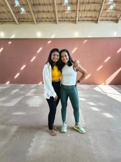Another shot with one of the awesome trainers at the studio. We're all about creating a supportive and welcoming environment for every single person who walks through the door.