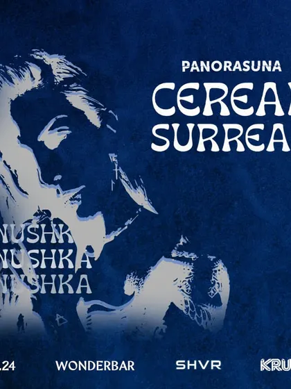 The flyer for 'Cereal Surreal' at Wonderbar in Jakarta, Indonesia. A breakfast set is a unique experience, and I loved bringing the morning grooves.