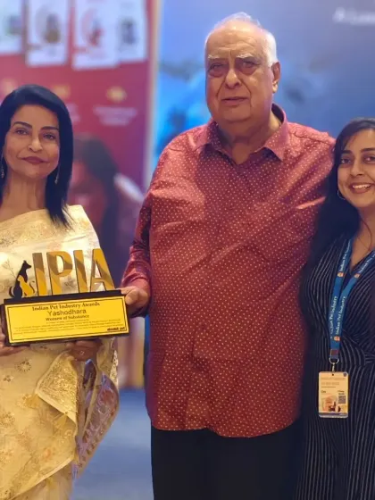 I am so proud of my mother, Mrs. Yashodhara, for winning the "Woman of Substance" award from the Indian Pet Industry Awards. She is my role model and the foundation of our family's legacy in pet care.