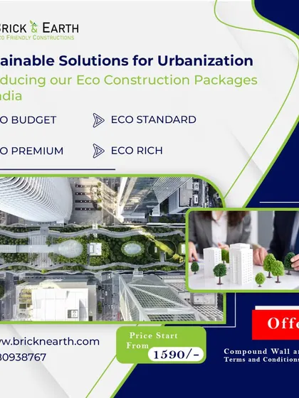 My eco-construction packages are sustainable solutions for modern urbanization. I offer different tiers to make green building accessible.