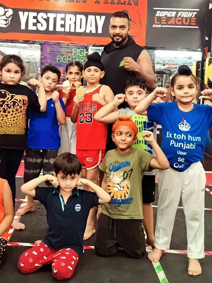 My army of little fighters. This is the future of our gym, full of energy and potential.