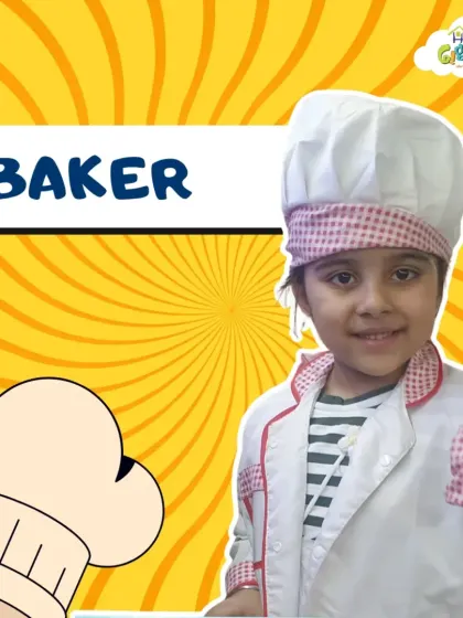 Dressed as a little baker, this child is ready to cook up some fun. Our Character Closet has costumes for all kinds of professions and heroes.