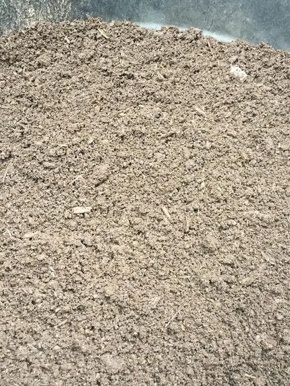 This is the beautifully sifted final product, ready for bagging. It's light, fluffy, and ready to help your plants thrive.