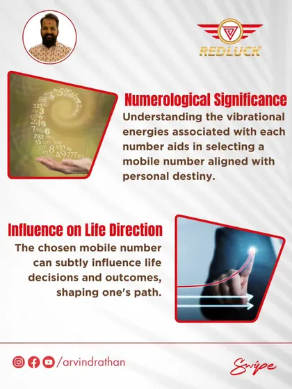 Each number has a vibrational energy. Understanding this helps in selecting a mobile number that is aligned with your personal destiny and can subtly influence your life decisions and outcomes.