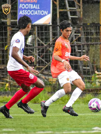 An intense moment from our 1-0 victory in the MFA Super Division League. Our players show grit and passion in every match.