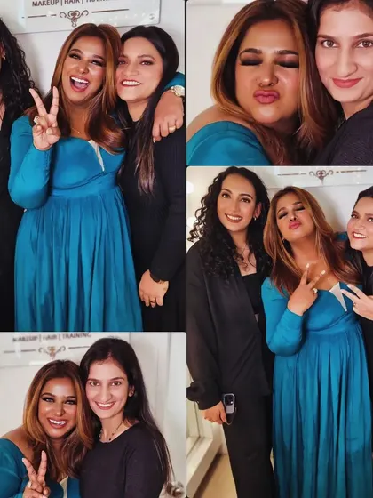 Fun and candid moments with my graduates. We build a strong bond during our time together, and these pictures capture the joy and friendship in our studio.