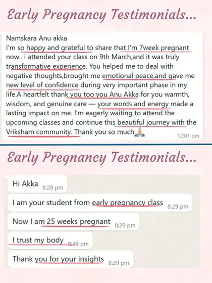 My goal is to provide insights that bring emotional peace and confidence. It's wonderful to see mothers feel a transformative experience and learn to trust their bodies as they progress through their pregnancy.