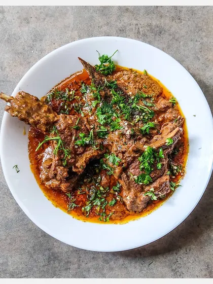 Inspired by my travels to Old Delhi, this is my Bannur Lamb Ishtew. I slow-cook the lamb for hours with freshly ground spices until the meat is falling off the bone, creating a rich and sinfully delicious dish.