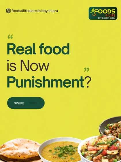 Has real food become a punishment? This post reflects on how our perception of food has changed, urging a return to simple, nourishing meals.