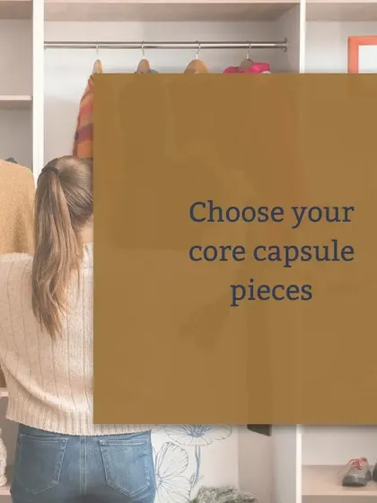 Once we have a clear view of your closet, we focus on choosing your core capsule pieces. These are the versatile, high-quality items that will form the foundation of your personal style.