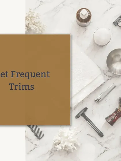 Frequent trims are essential for maintaining a sharp, well-groomed appearance. This includes hair, beard, and even nose hair.