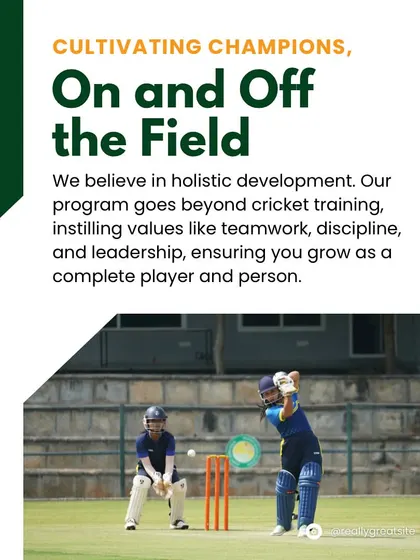 We are dedicated to cultivating champions both on and off the field. Our program instills values like teamwork, discipline, and leadership for holistic personal development.