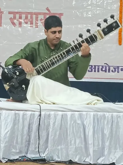 Another perspective of my performance at the Jayanti Samaroh.