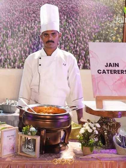 Our expert chef transforms ingredients into works of art for your palate. A portrait of one of our chefs at his station, ready to serve his specialty.