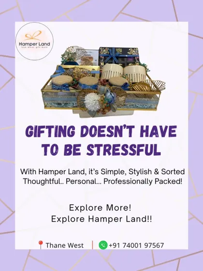 Gifting doesn't have to be stressful. This graphic reassures you that with my service, the process is simple, stylish, and sorted.