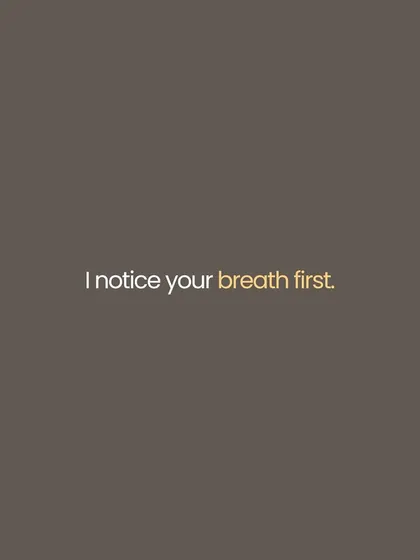 As a teacher, I do not just watch your poses. I notice your breath first. The one you hold when it gets hard, and the one you rush when you strive. I listen to what your breath is trying to say. That is where the real work begins.