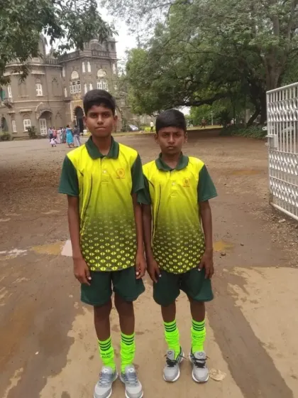 Aditya and Nitish from our academy representing the Tamil Nadu U14 team at the SGFI football tournament in Maharashtra.