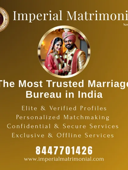 We are the most trusted marriage bureau in India, offering elite and verified profiles, personalized matchmaking, and confidential, secure services for discerning clients.