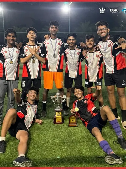 Our Under 19 boys celebrating their runners up finish at the Kalwa Tournament. The Viking spirit is unbreakable.