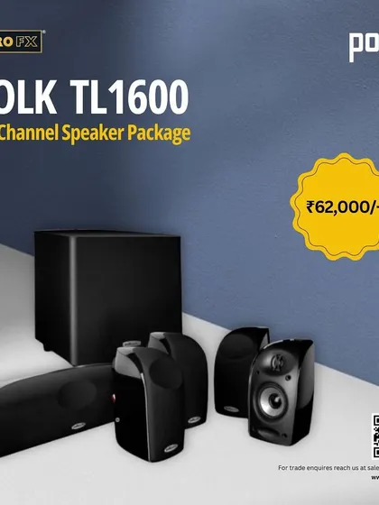Unlock a complete cinematic experience with the Polk TL1600 5.1 Channel Speaker Package. This compact yet powerful system delivers rich, immersive sound that fills any room, ensuring every whisper and explosion is heard with crystal clarity.