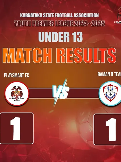 A hard-fought 1-1 draw for our U-13 team against Raman FC. The team displayed incredible resilience and teamwork.