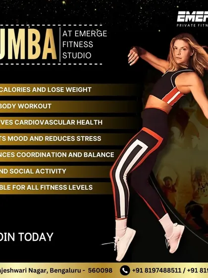 Dance your way to fitness with Zumba. Our classes are suitable for all fitness levels and are a fun way to burn calories and boost your mood.