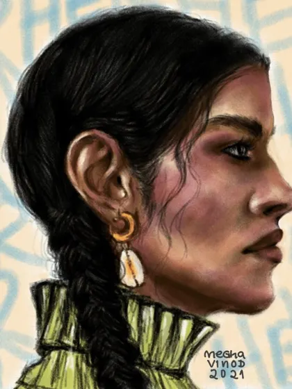 A duplicate image of my digital illustration, showcasing the painterly style I achieved.