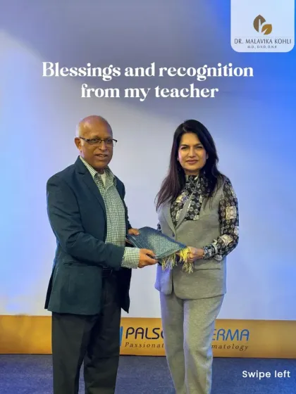 Receiving blessings and recognition from my teacher is a moment of profound gratitude. His mentorship has been instrumental in my professional journey, and I am honored to continue his legacy of excellence.