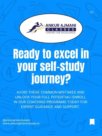 A concluding post for the 'Common Mistakes' series, encouraging students to enroll for expert guidance to avoid these pitfalls and unlock their full potential.