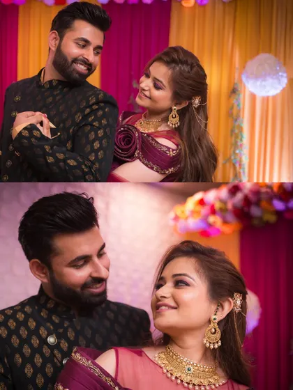 A close-up of the couple sharing a loving gaze during their engagement dance. These are the sweet, romantic moments that I always look for.